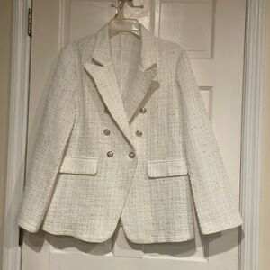 SHEIN Privé Plus Double Breasted Blazer